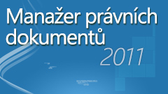 Manažer právních dokumentů 2011