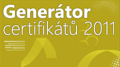 AUDREY Generátor certifikátů 2011