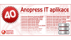 Aplikace a projekty pro Anopress IT (2004-2011)