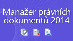 Manažer právních dokumentů 2014