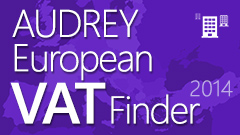 AUDREY European VAT Finder 2014