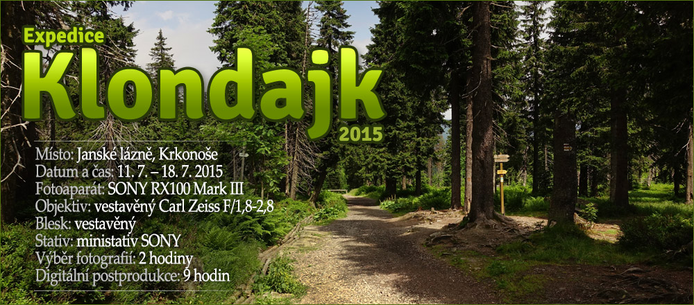 Expedice Klondajk 2015, červenec 2015